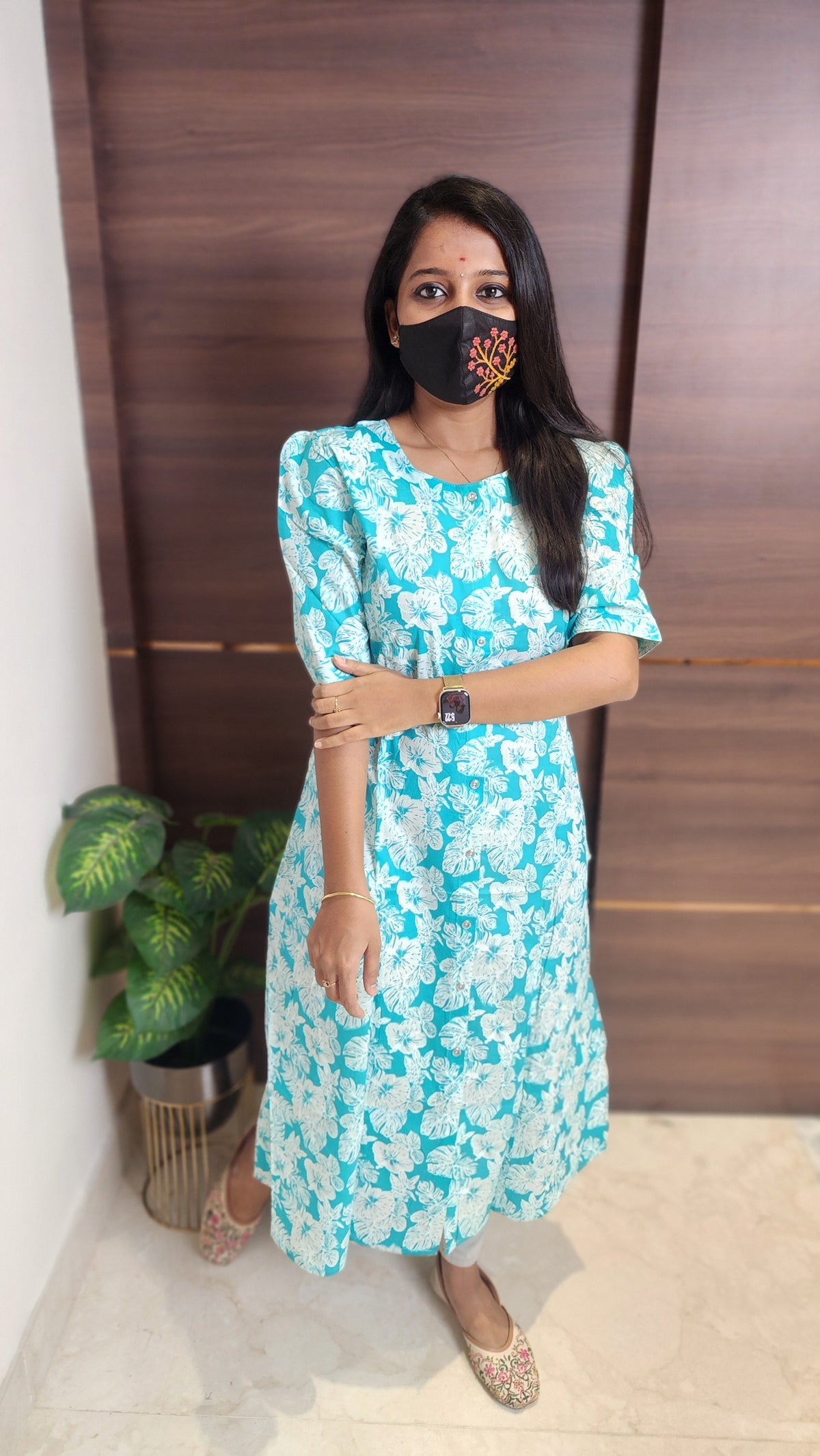 Jaipur A-Line cotton Kurti (10806)