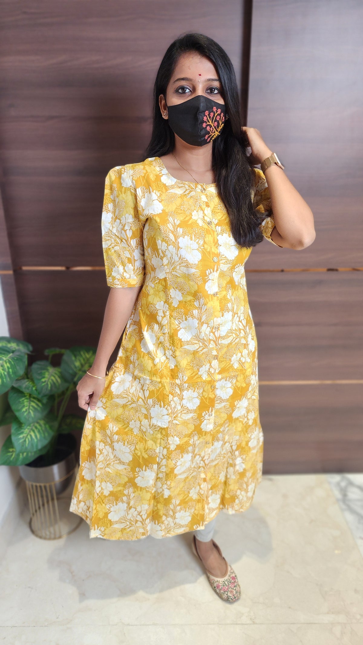 Jaipur A-Line cotton Kurti(10926)