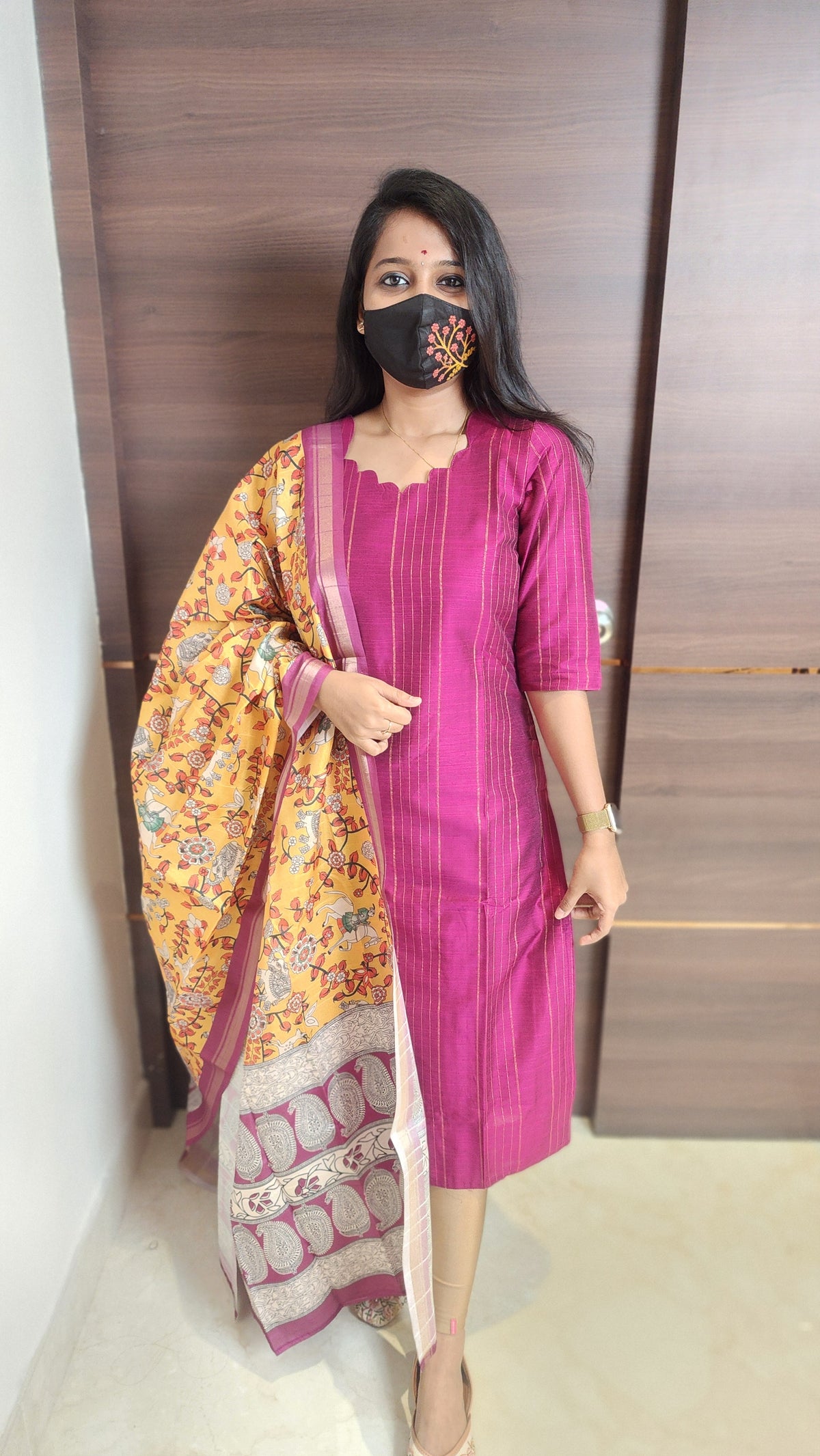 Salwar Set (kurti+Dupatta)(10810)c