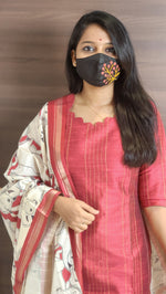 Salwar Set (kurti+Dupatta)(10813)c3