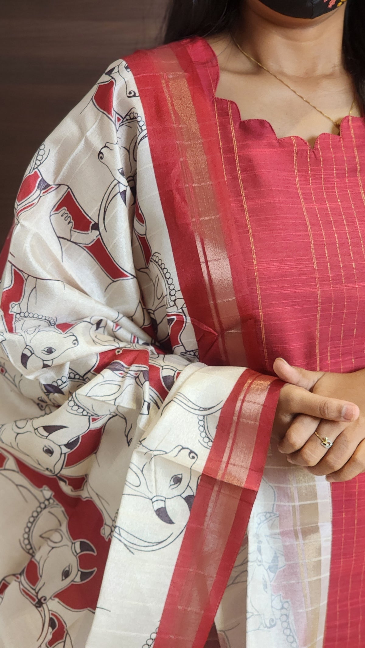 Salwar Set (kurti+Dupatta)(10813)c3