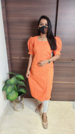 Ikkat Cotton Kurti (10824)