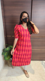 Ikkat Cotton Kurti (10825)