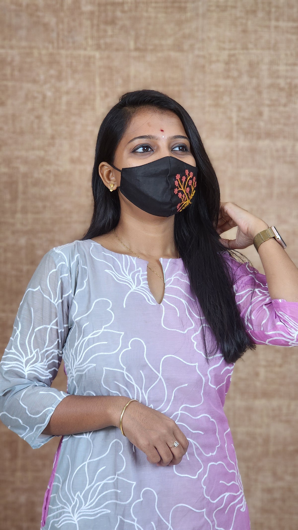 Embroidery Casual Kurti(11026)