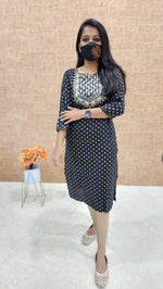 Office Wear kurti-Embroidery kurti(11038)