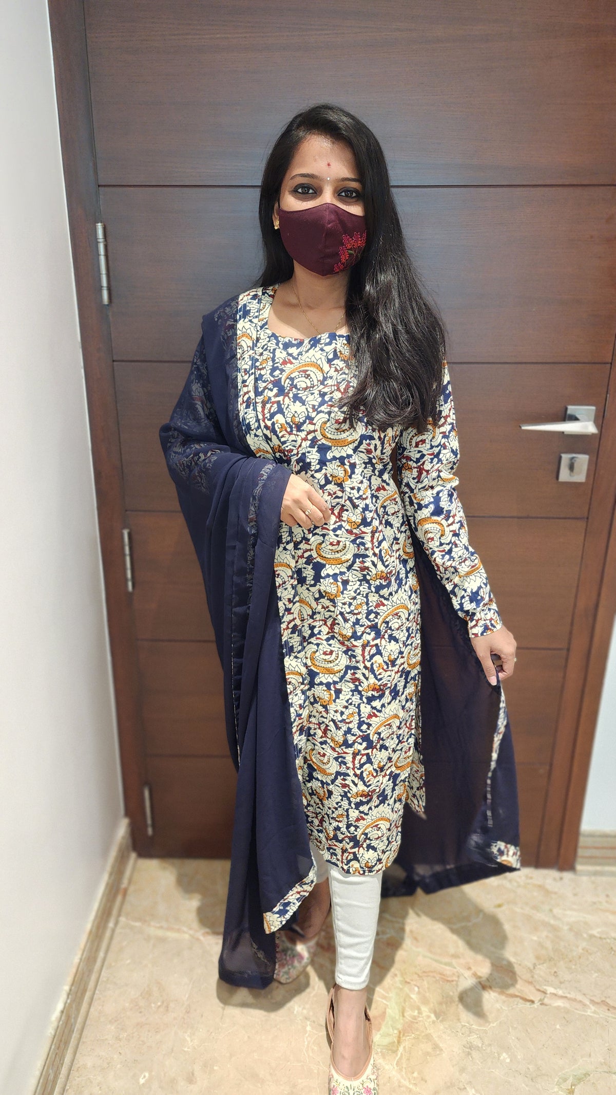 Salwar Set (kurti+Dupatta)(11103)