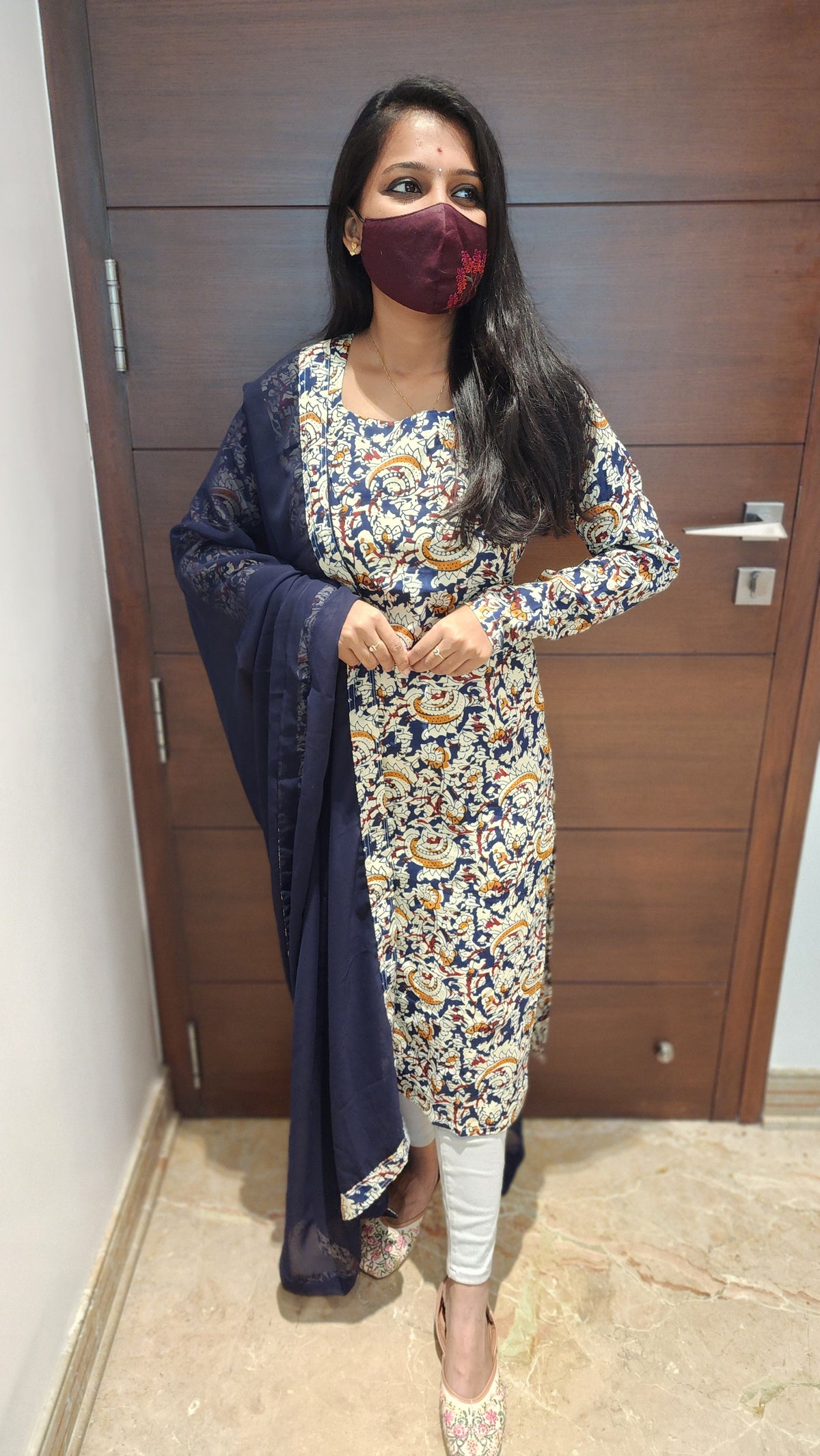 Salwar Set (kurti+Dupatta)(11103)