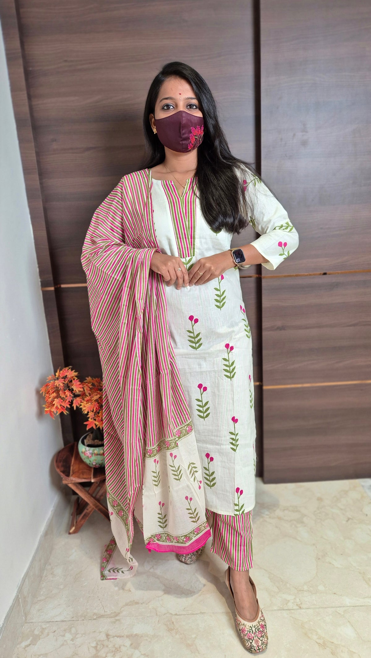 Cotton salwar set (11309)