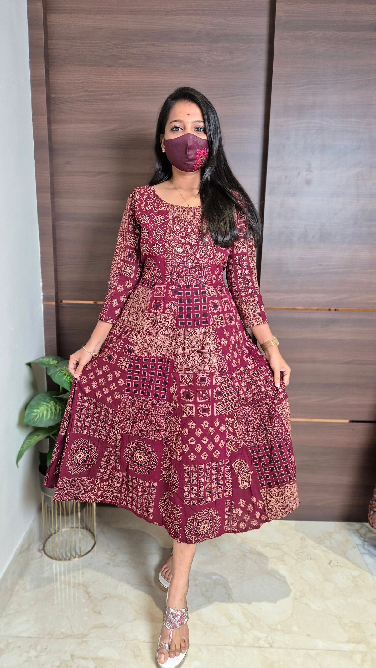 Western wear frock(11343)
