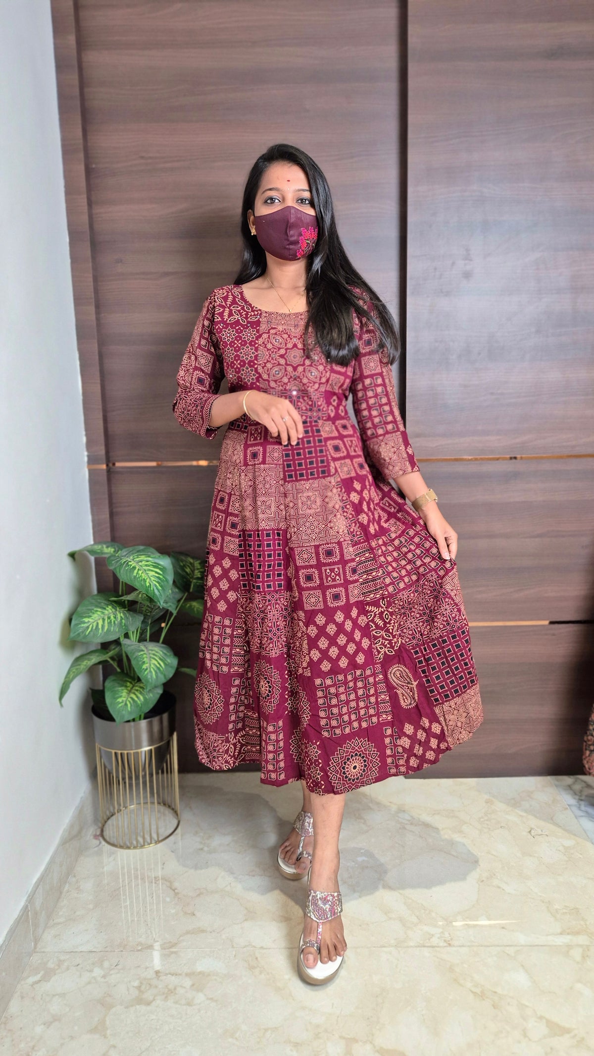 Western wear frock(11343)