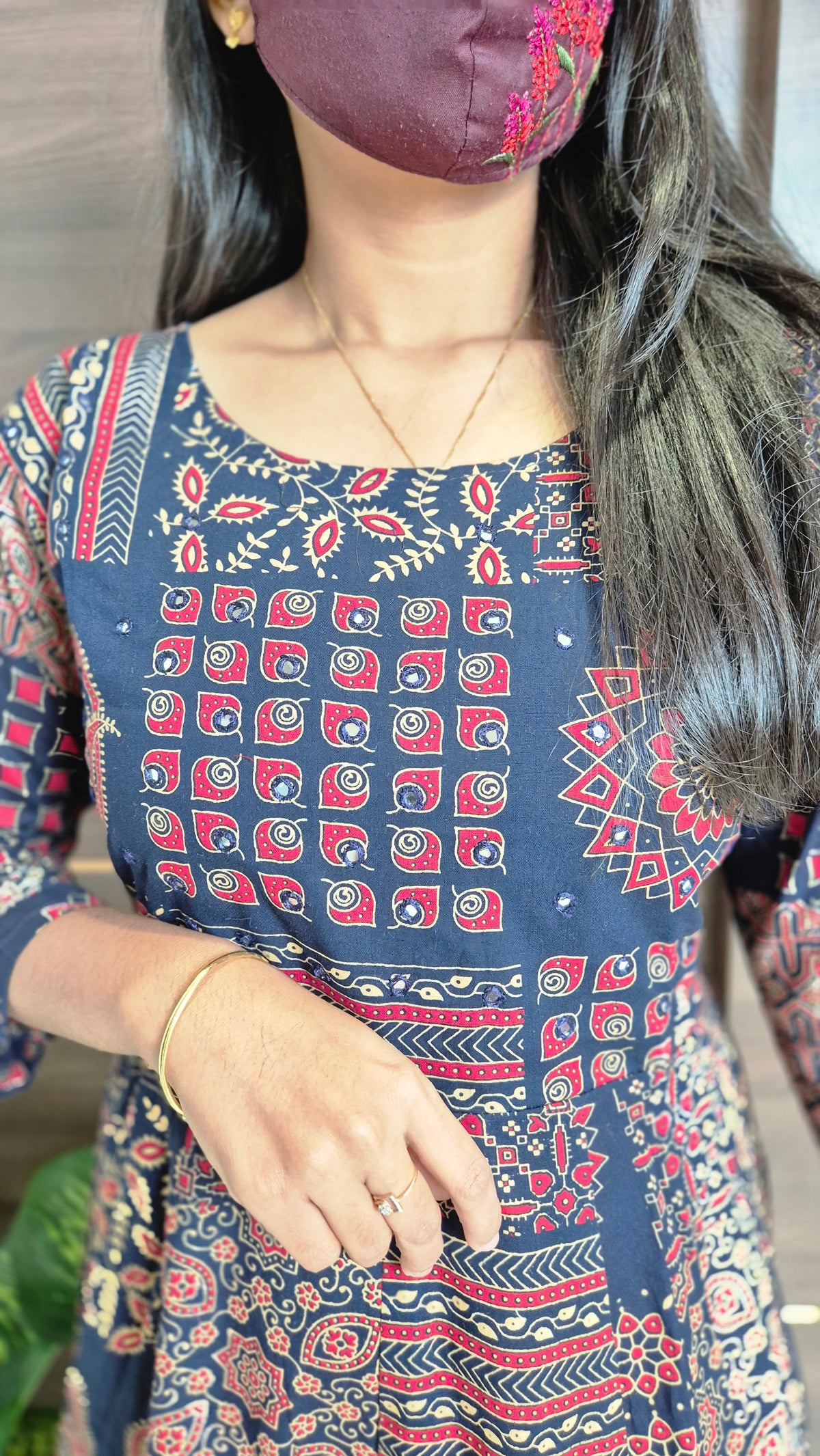 Western wear frock(11342)