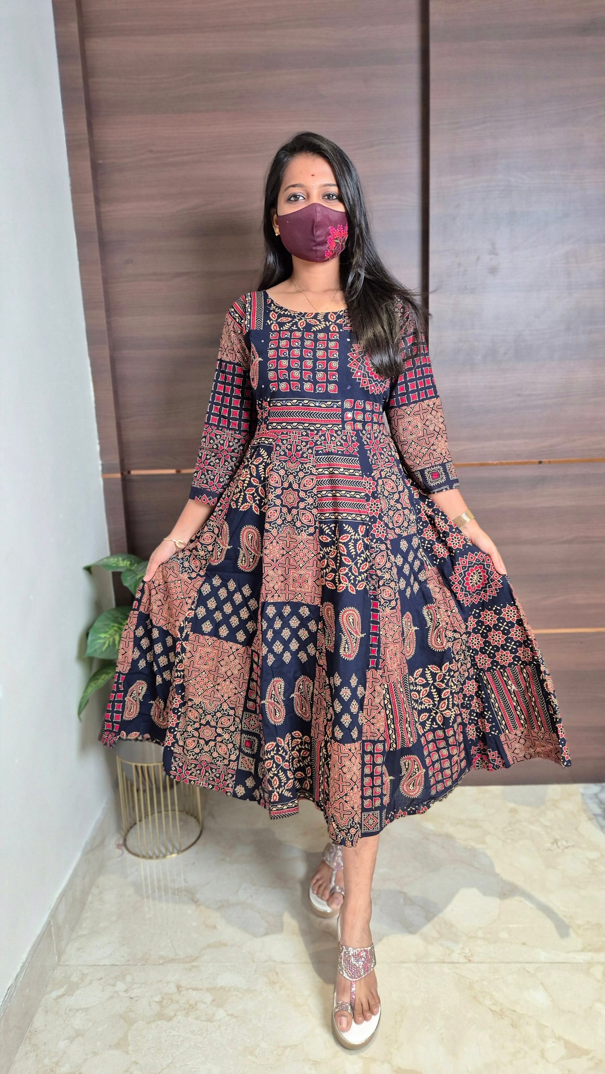 Western wear frock(11342)