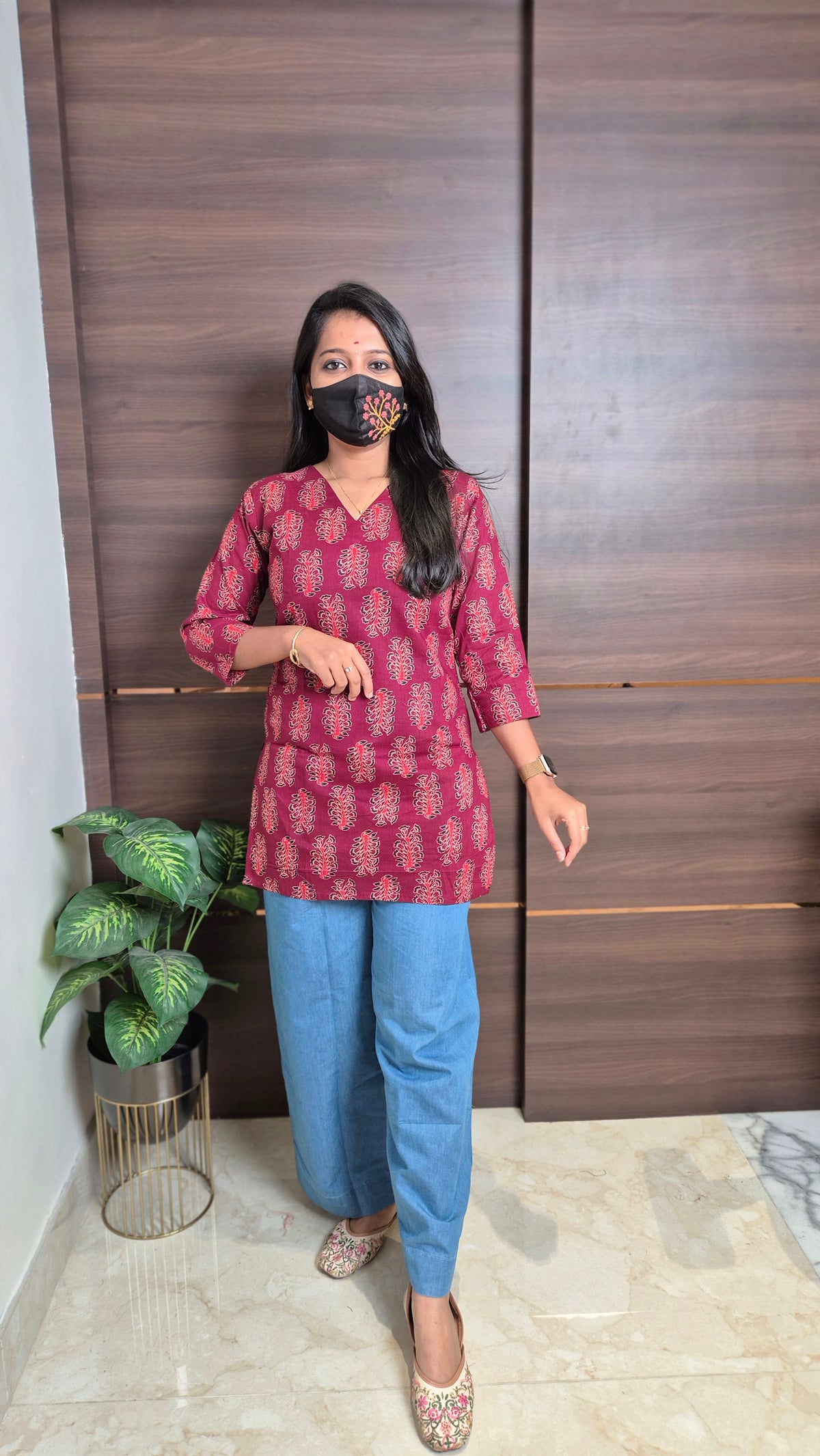 Western Short top(11368)