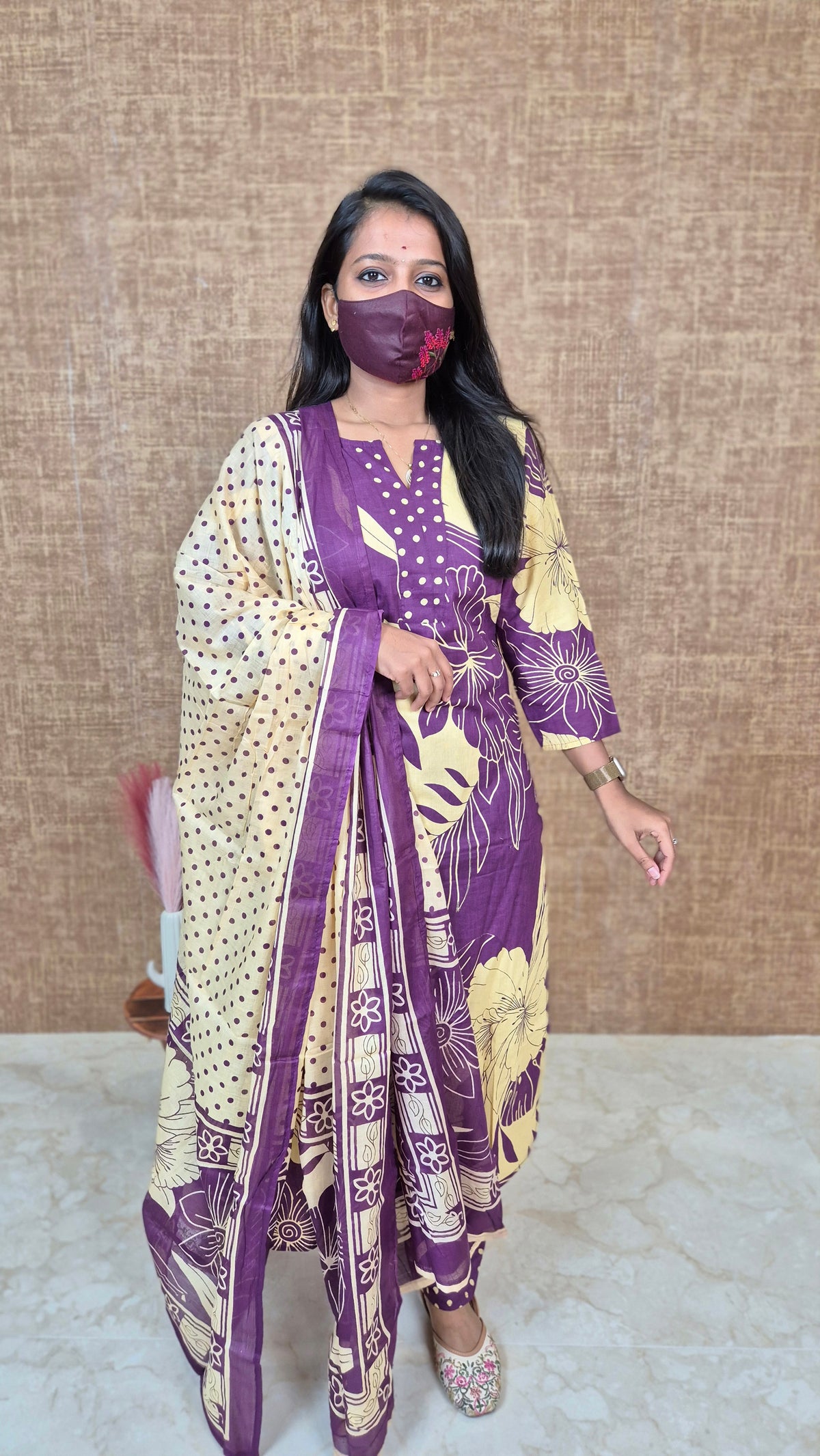 Cotton salwar set (11385)