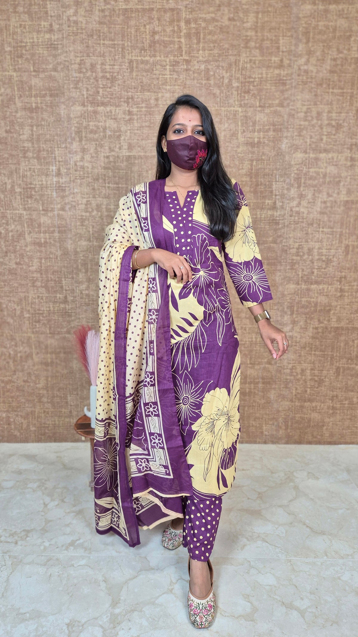 Cotton salwar set (11385)