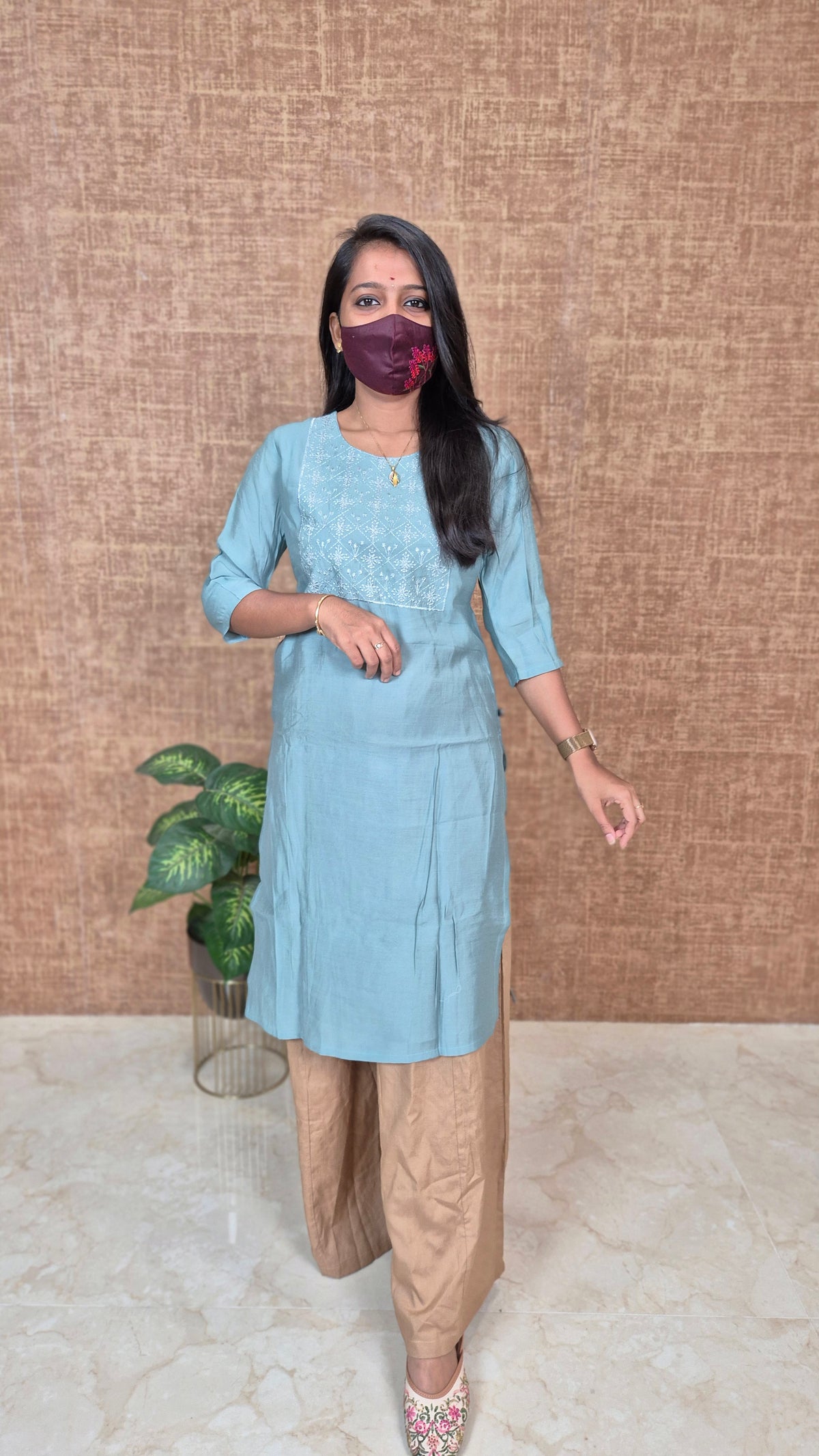Office Wear - Embroidery(11390)