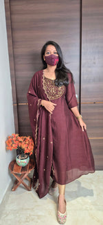 Ethnic Salwar set (Kurti+Dupatta)(11479)