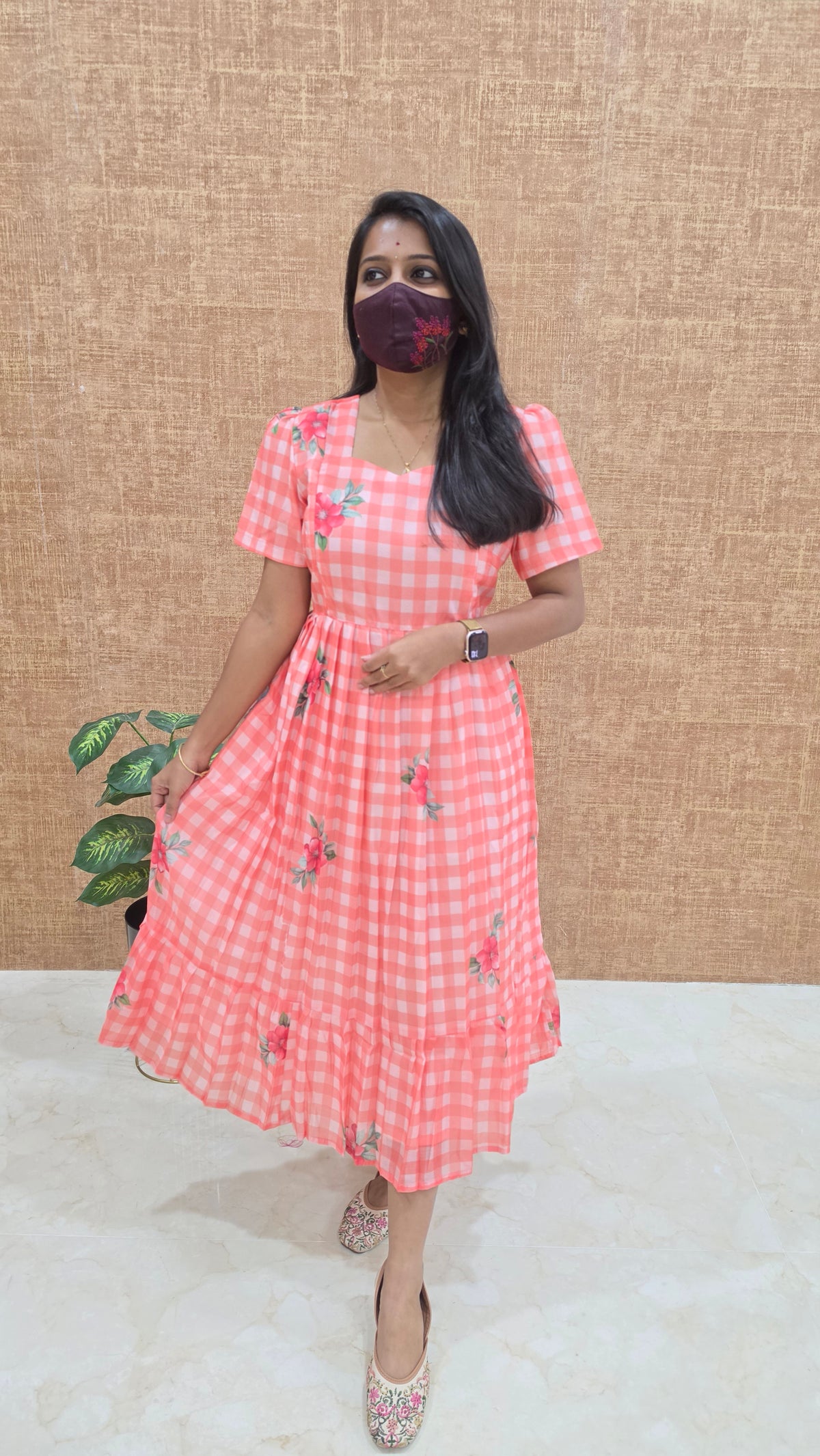 Western wear frock(11617)