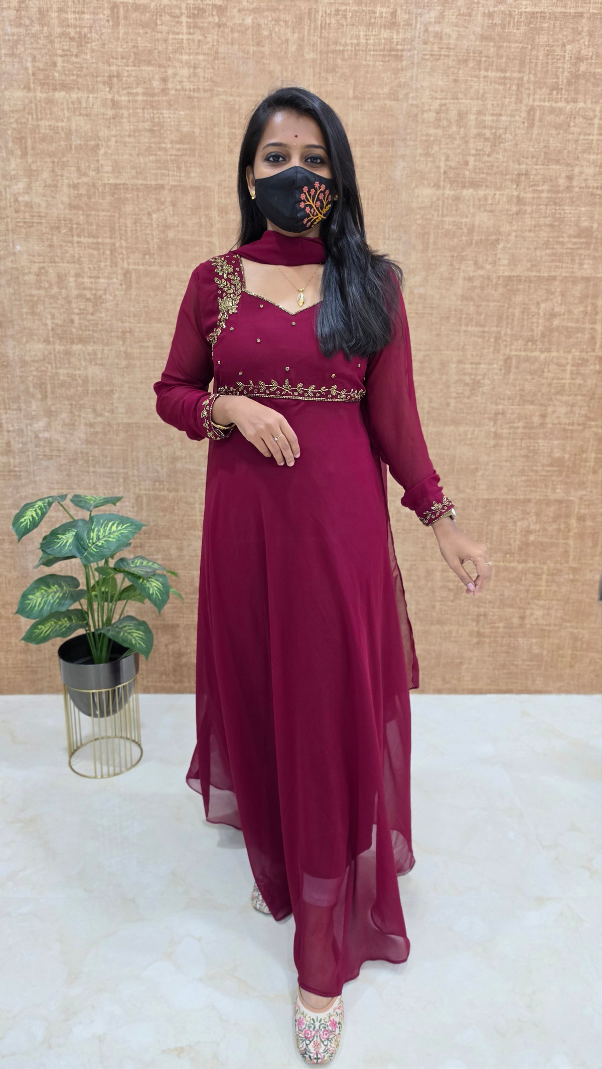 Salwar Set (Kurti+Dupatta)(11592)