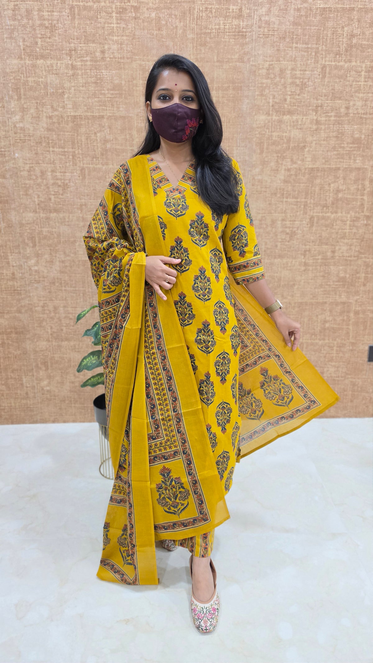 Cotton salwar set(11641)(c4)