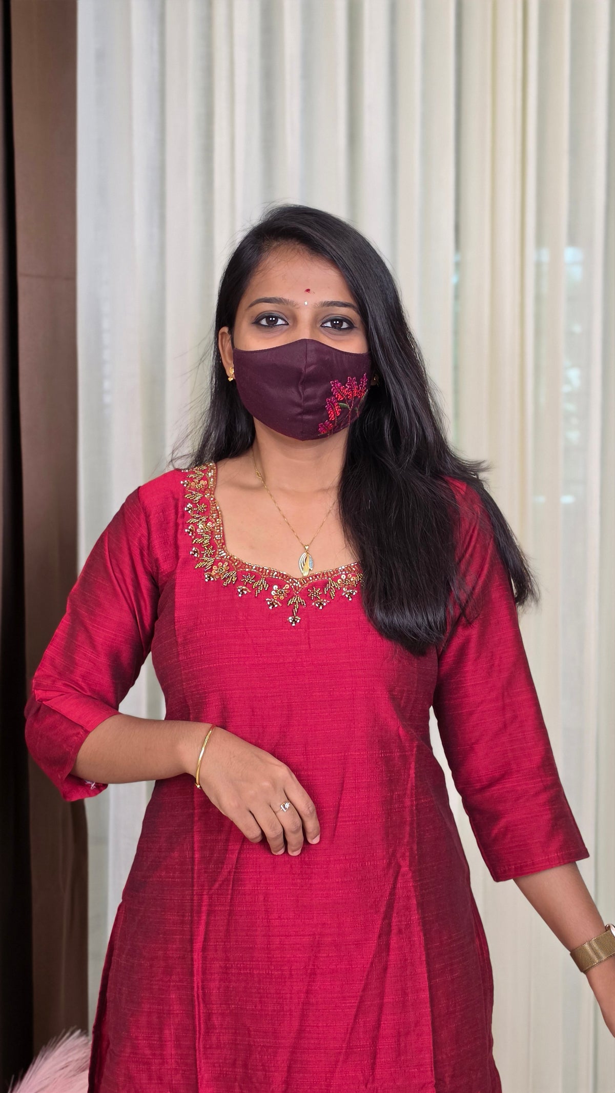 Nakshatra handwork Cord set(11656)
