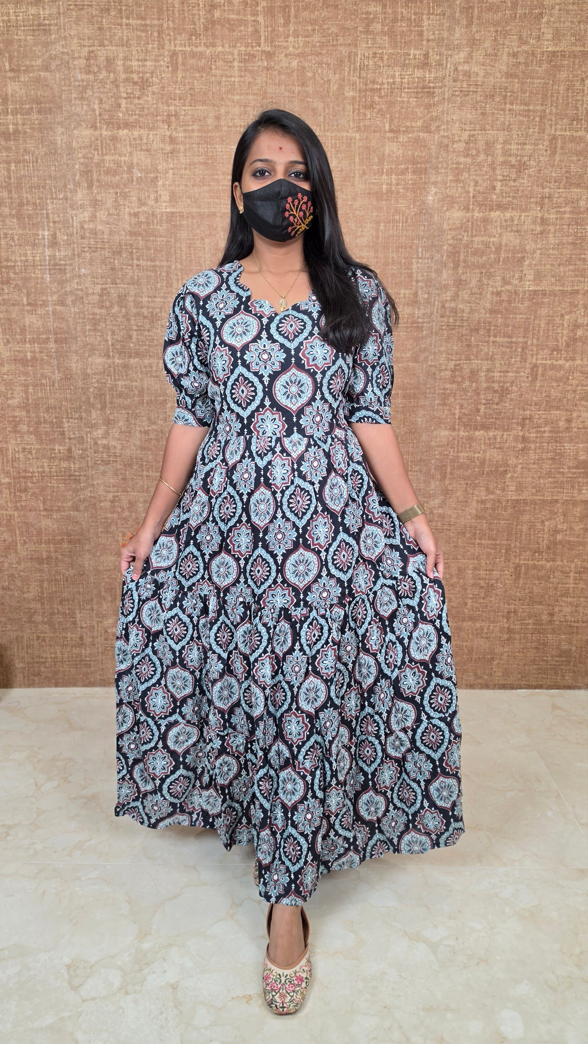Kalamkari frock(11808)