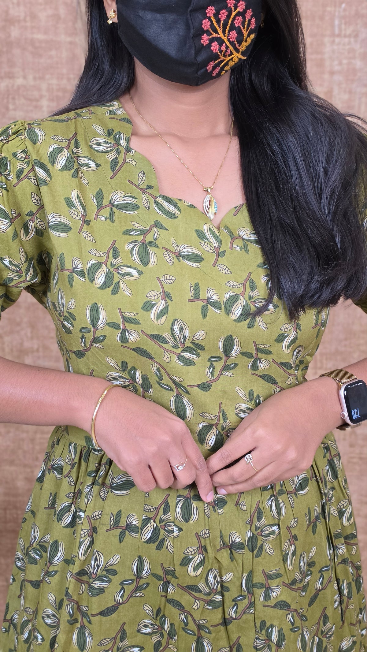 Kalamkari frock(11811)