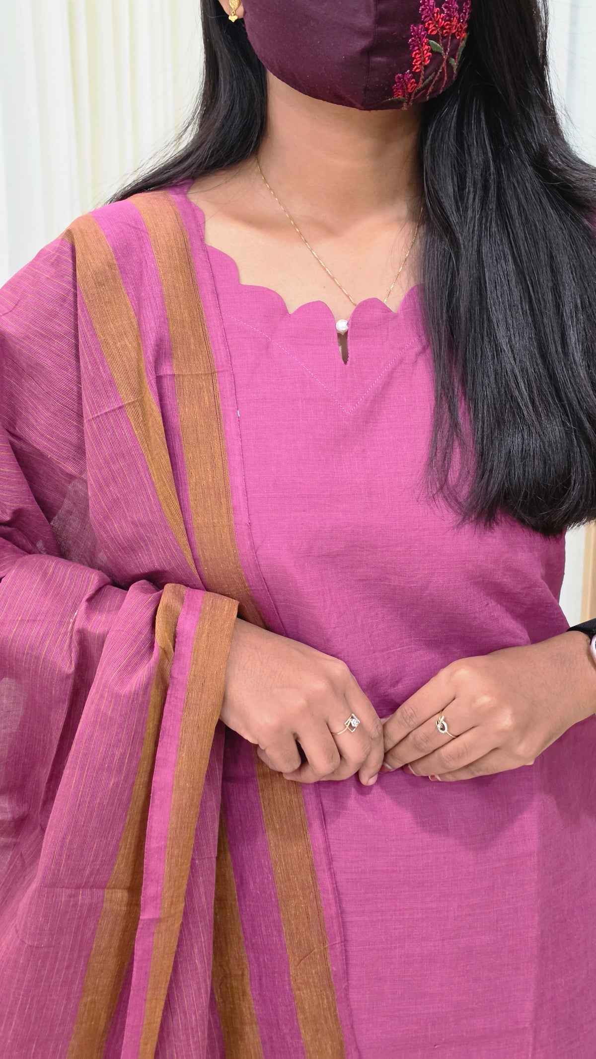 Cotton salwar set(12200)