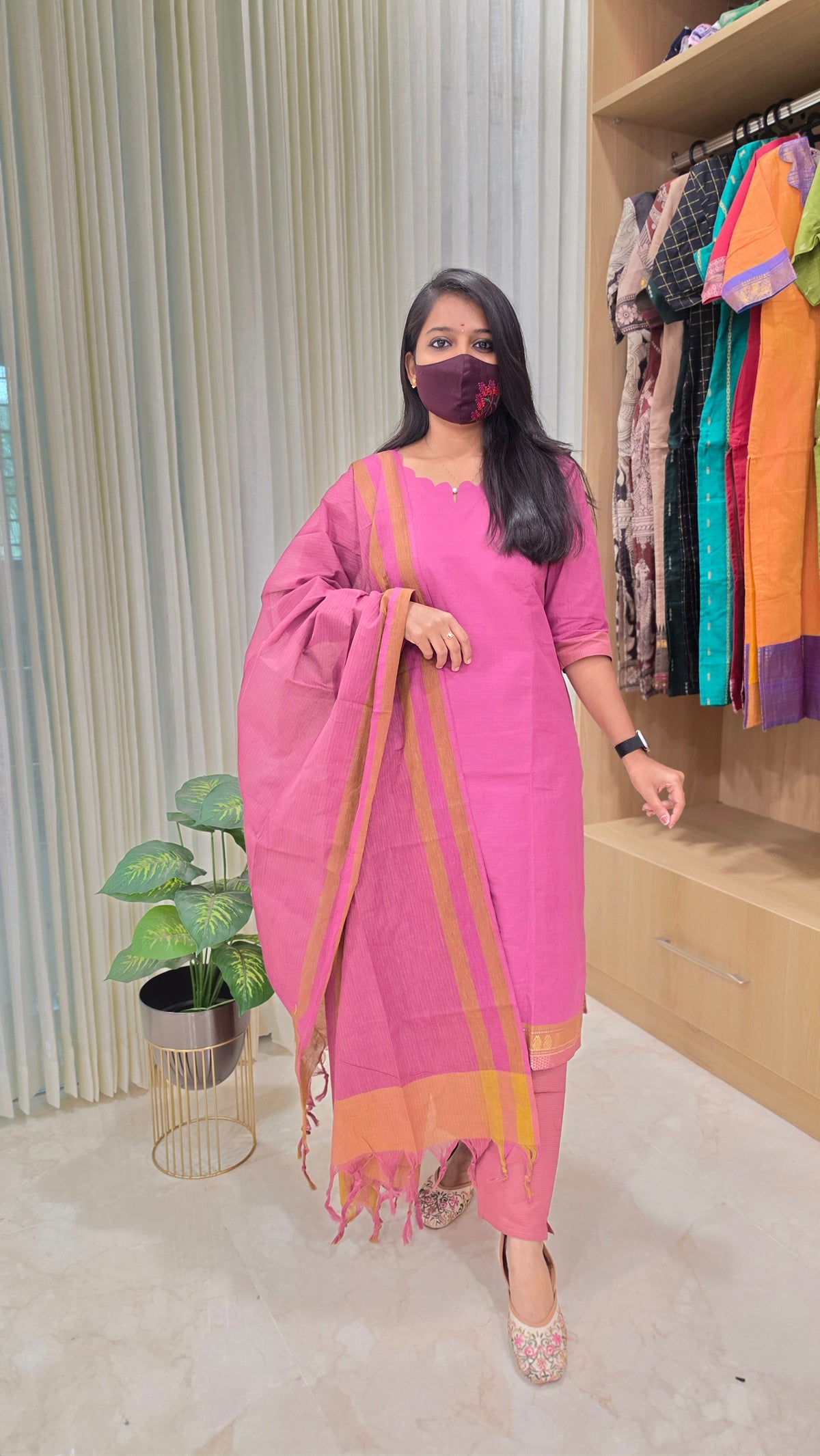 Cotton salwar set(12200)