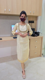 Onam Series- Handwork Kurti(12196)