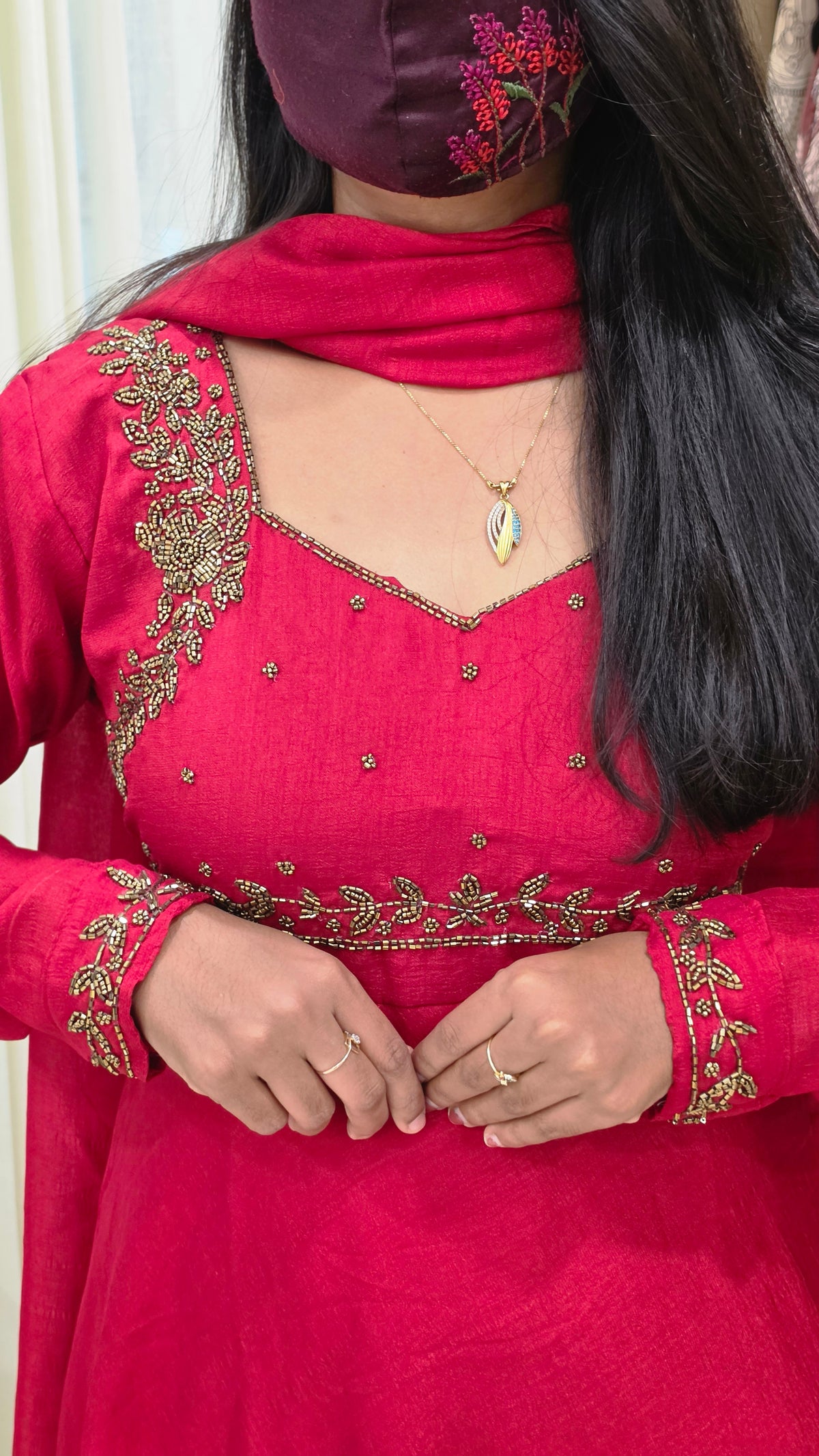 Salwar Set (Kurti+Dupatta)(12251)