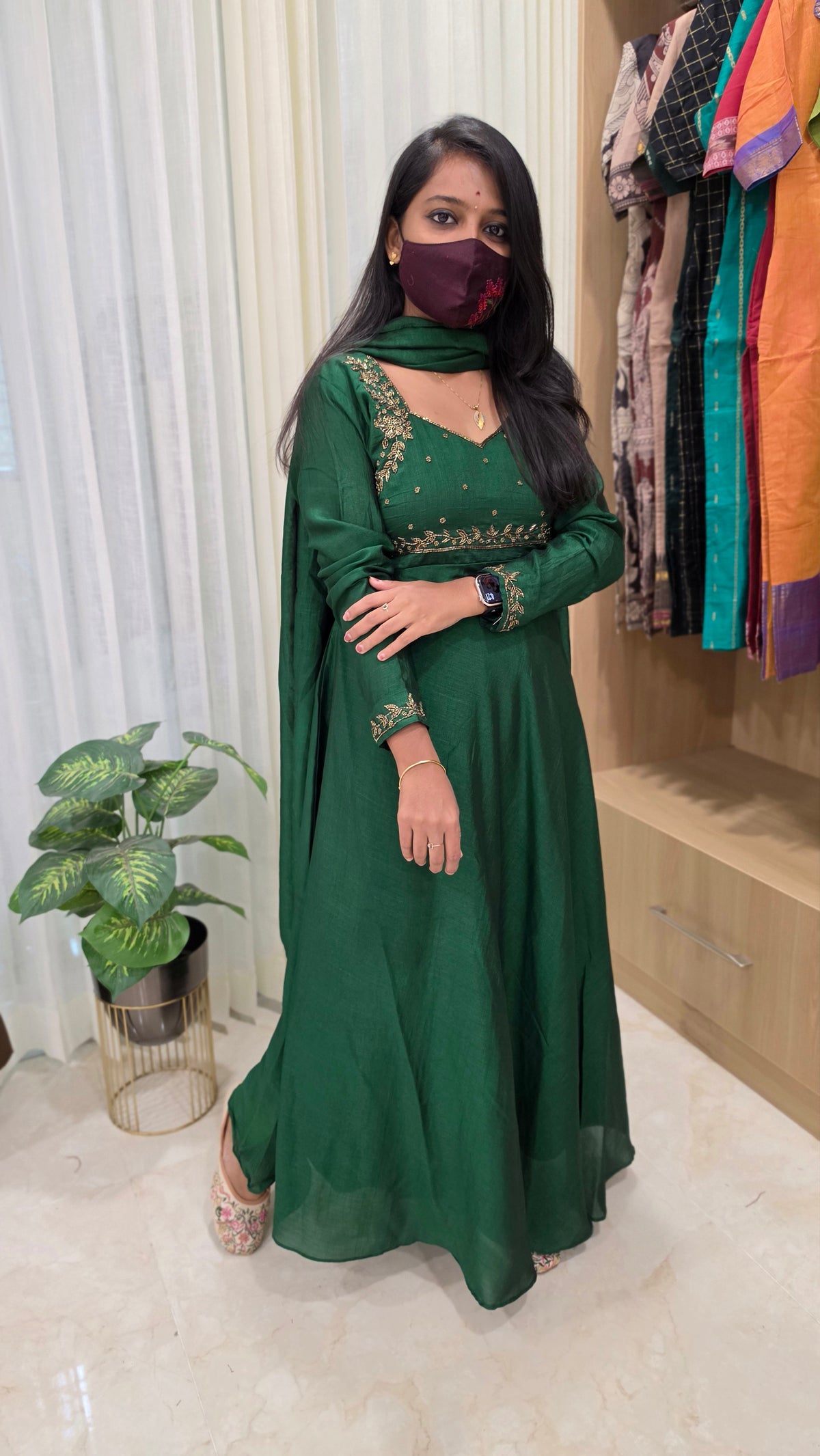Salwar Set (Kurti+Dupatta)(12252)