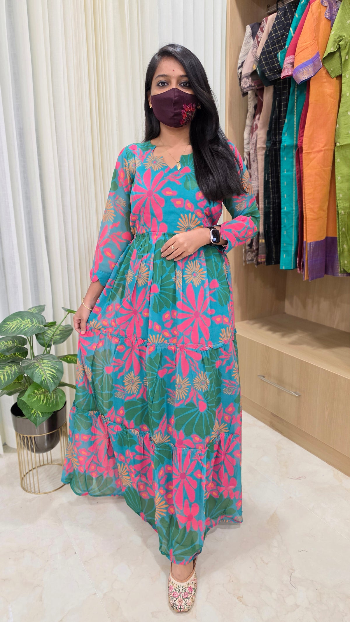 Western wear frock(12229)