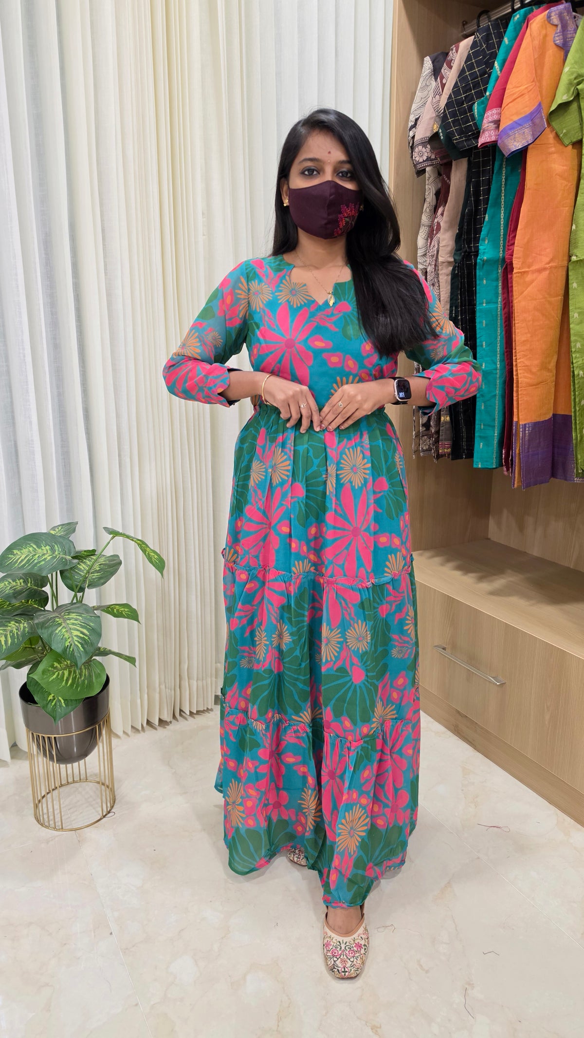 Western wear frock(12229)