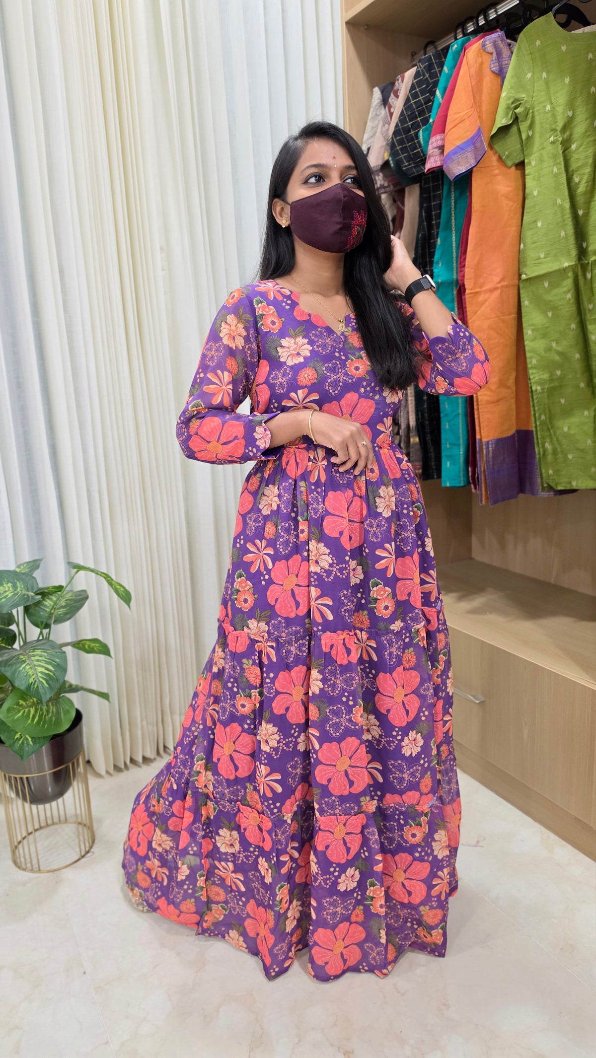 Western wear frock(12230)
