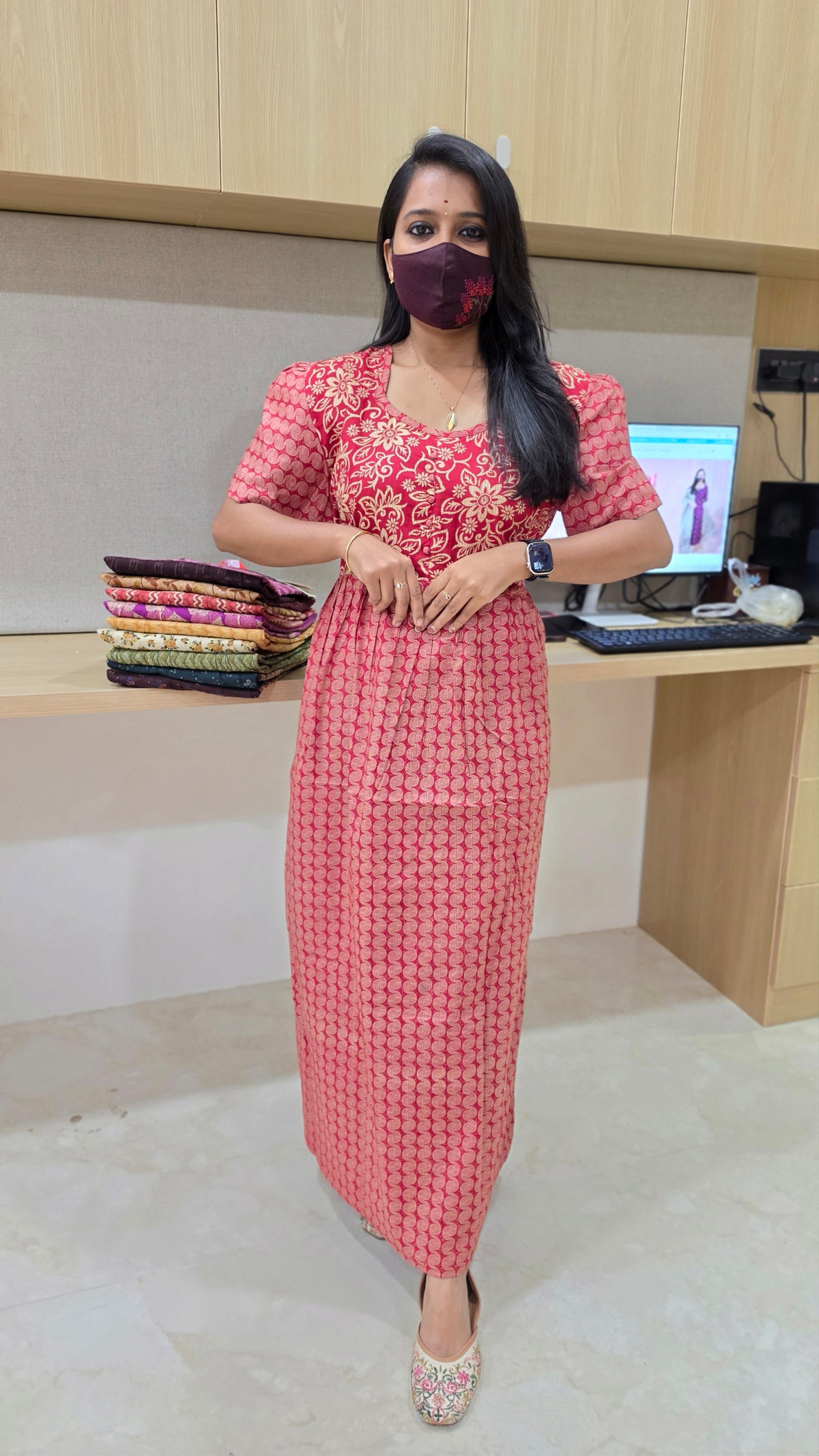 Tulip Frock Nighty(10214)