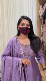 Ethnic Salwar set(Kurti+Dupatta)(12266)