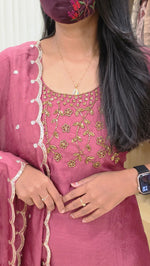 Ethnic Salwar set(Kurti+Dupatta)(12268)