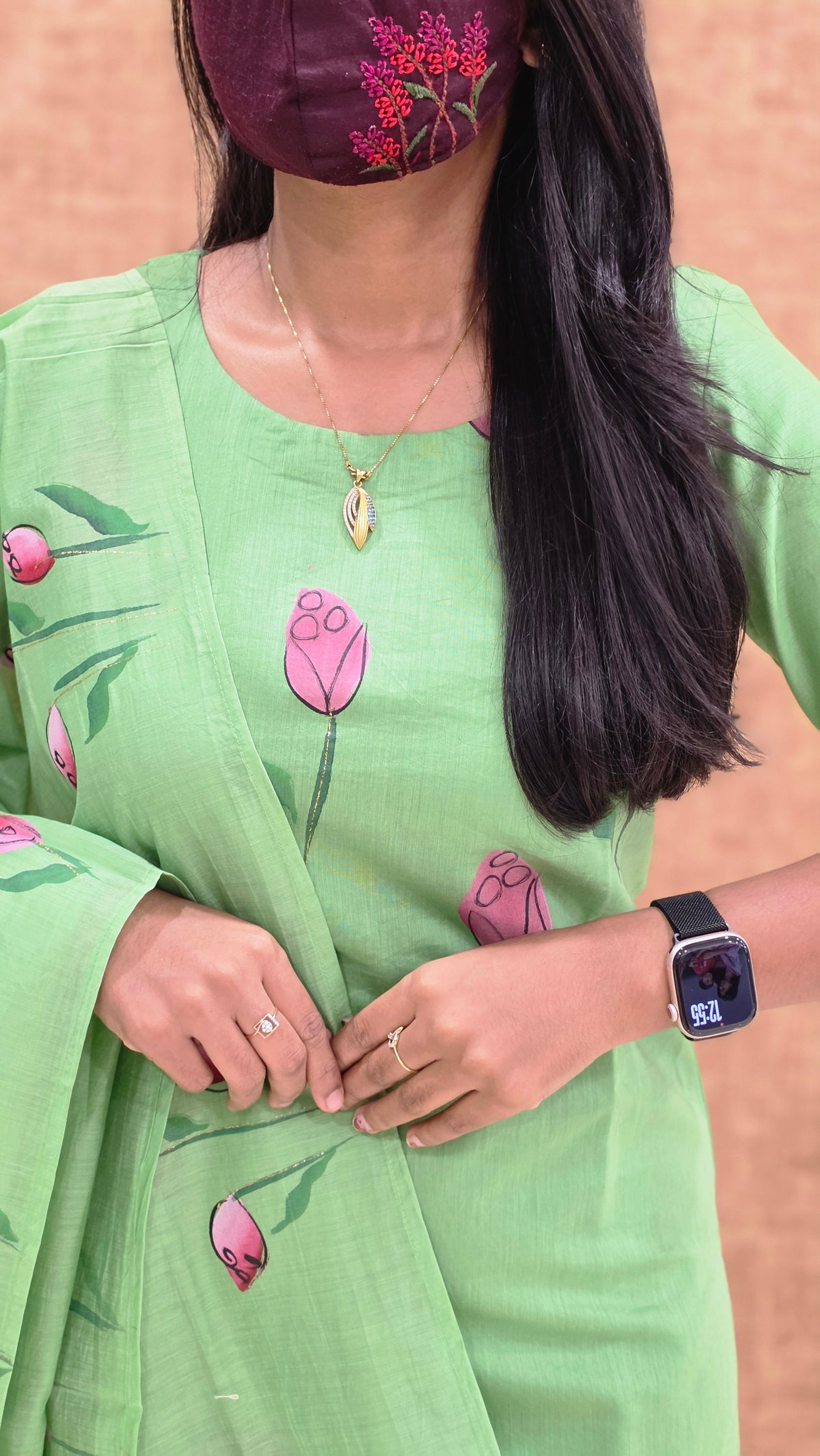 Malarmangai salwar set(12239)