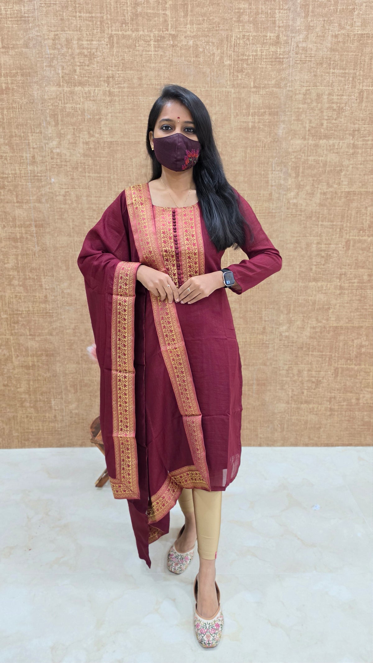 Salwar Set(Kurti + Dupatta)(12428)