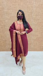 Salwar Set(Kurti + Dupatta)(12428)