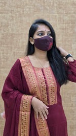 Salwar Set(Kurti + Dupatta)(12428)
