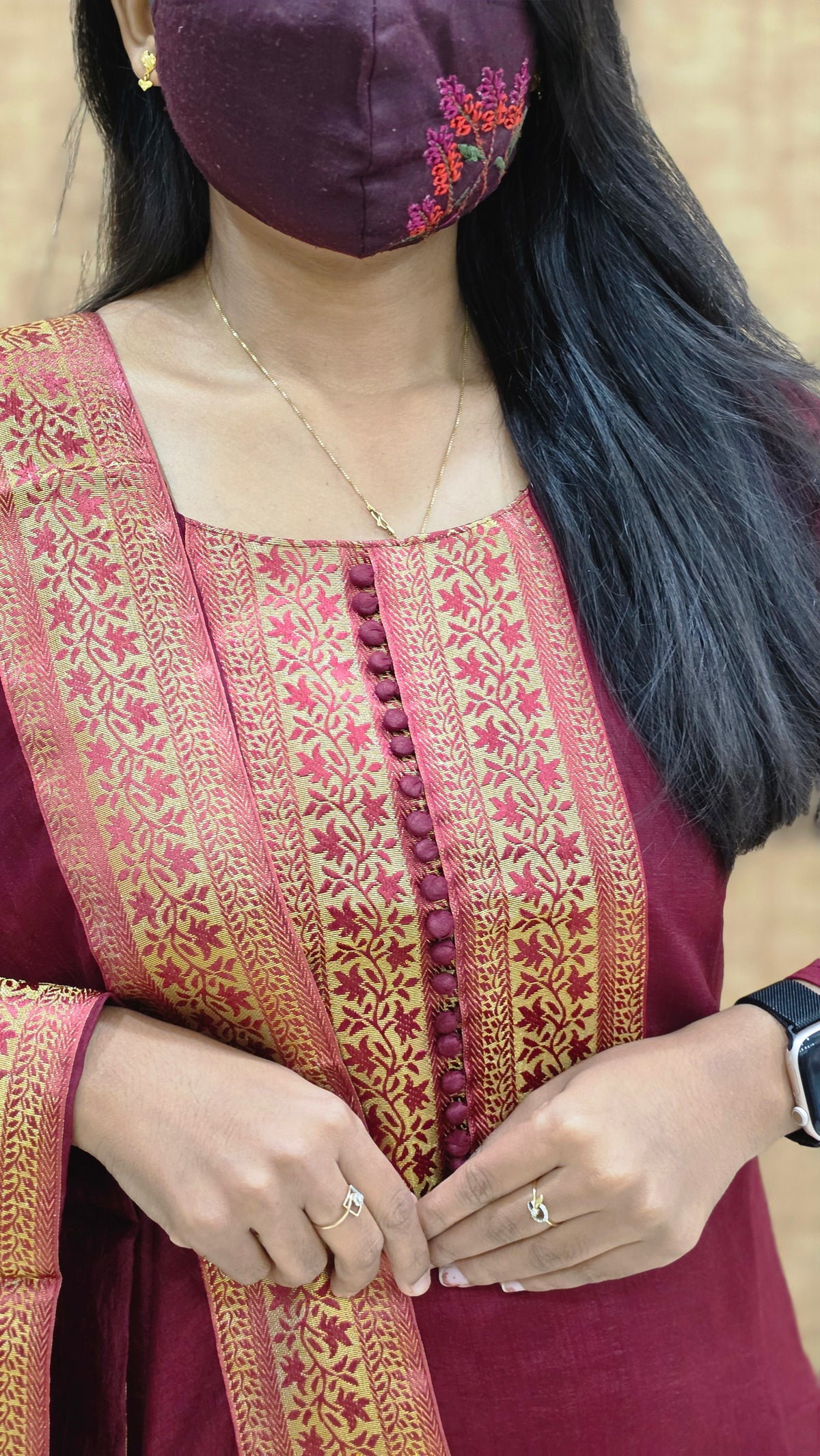 Salwar Set(Kurti + Dupatta)(12428)