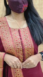 Salwar Set(Kurti + Dupatta)(12428)