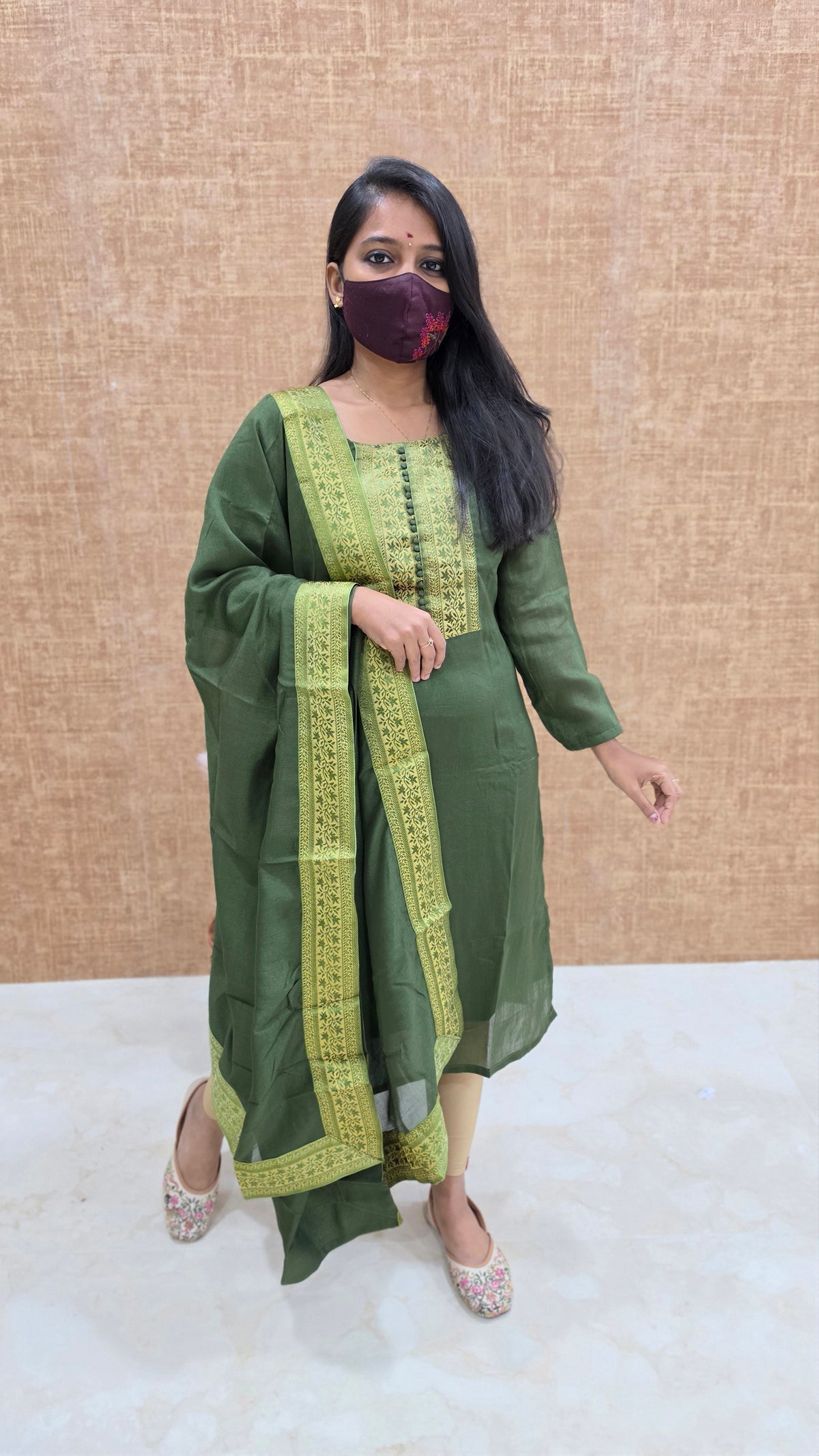 Salwar Set(Kurti + Dupatta)(12430)