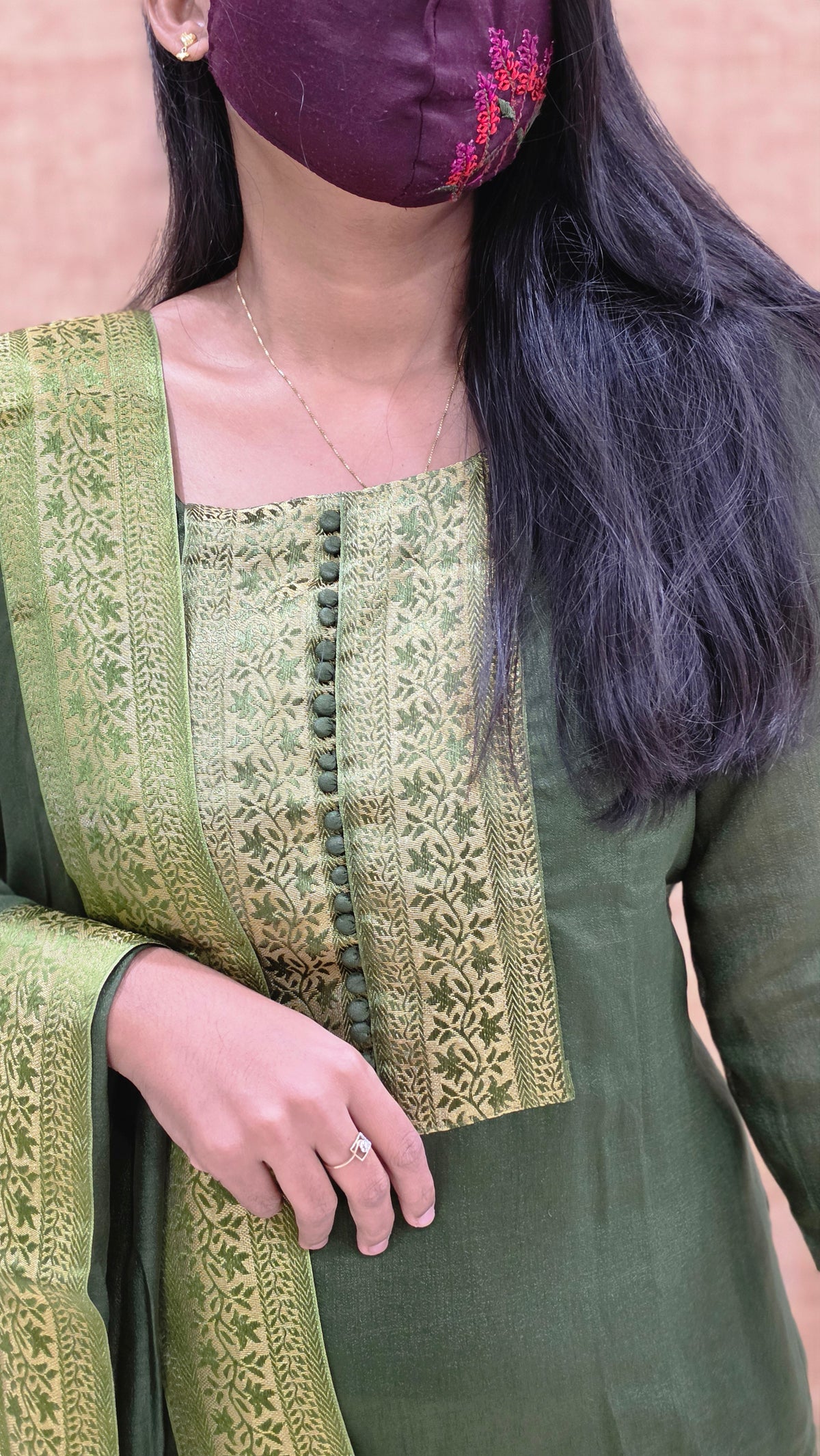 Salwar Set(Kurti + Dupatta)(12430)