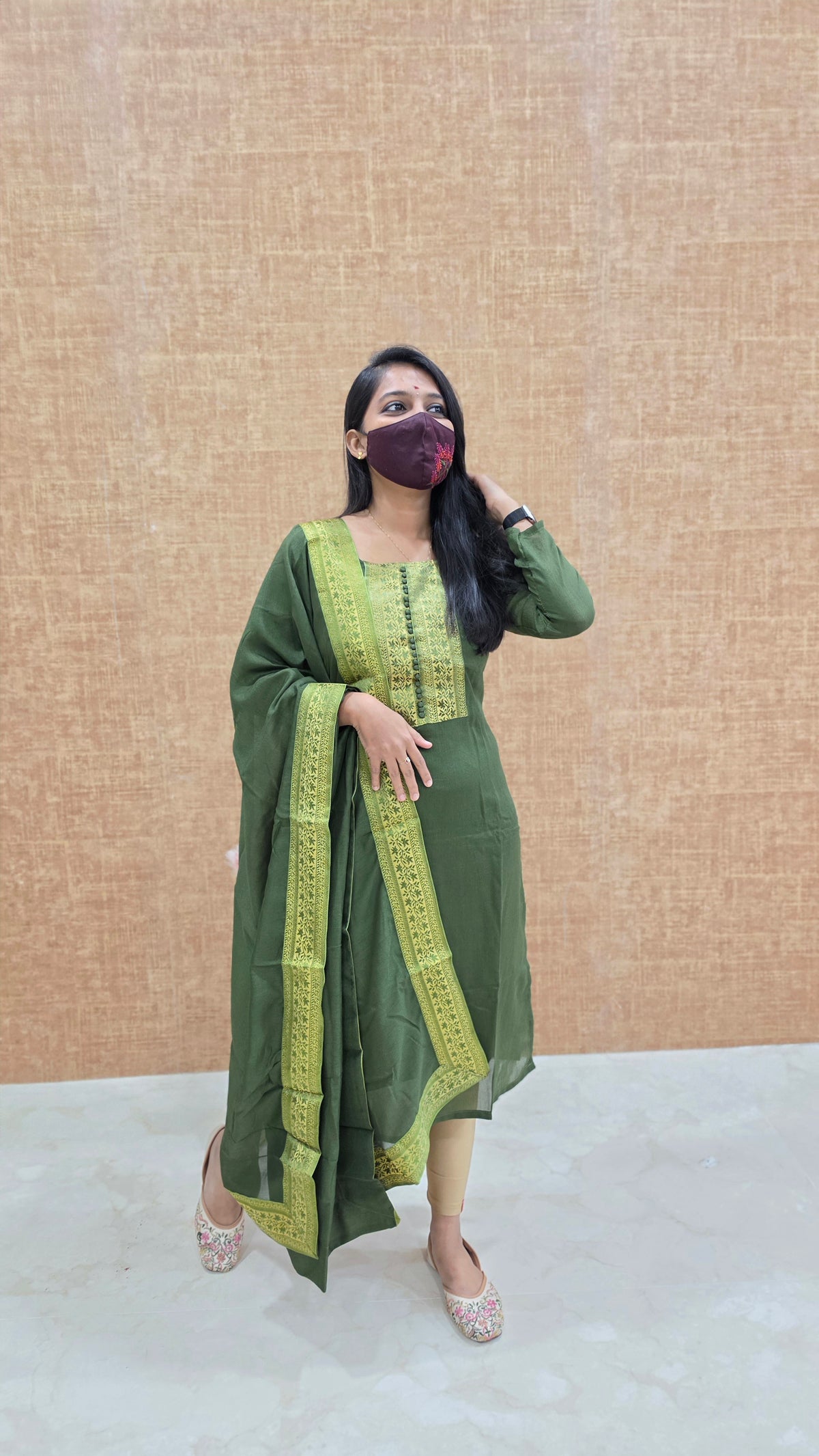 Salwar Set(Kurti + Dupatta)(12430)