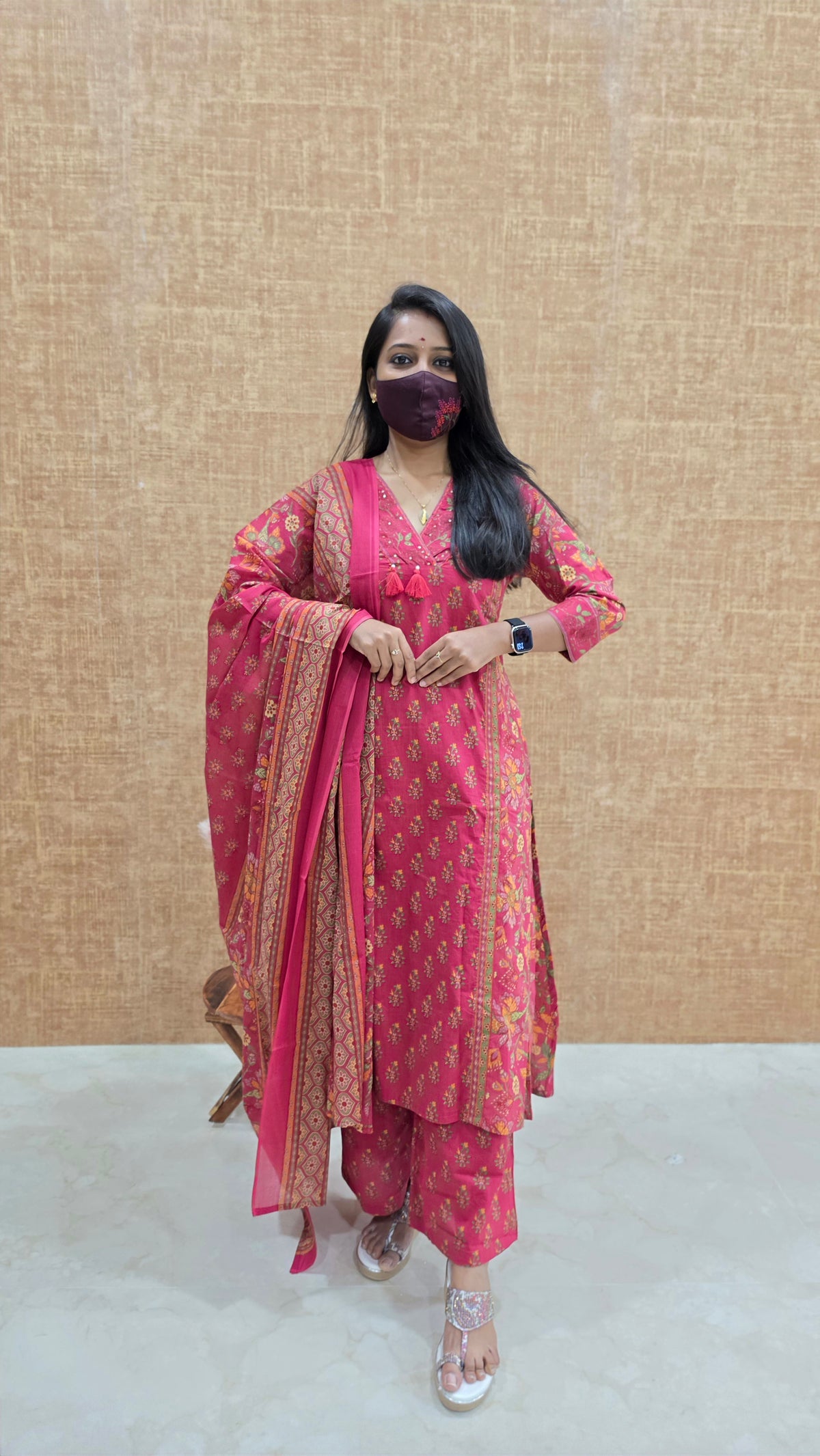 Florasalwar set (12465)