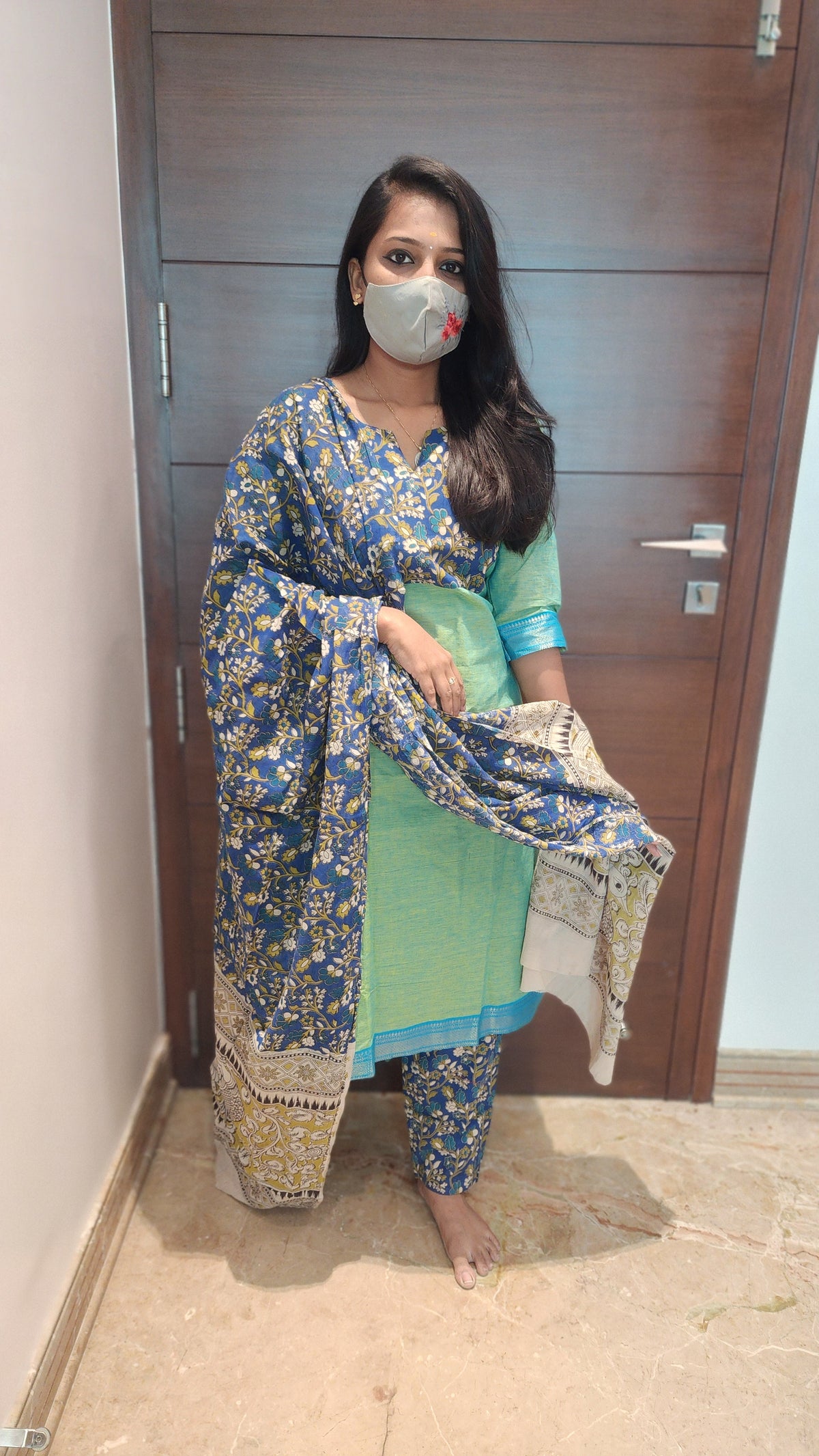 Floral Salwar set(12483)