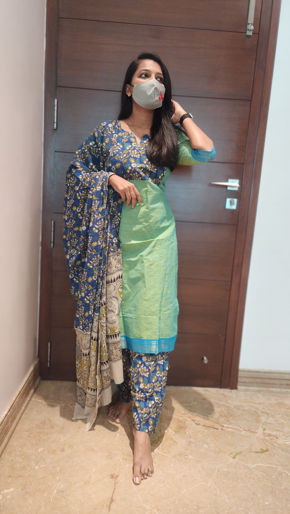 Floral Salwar set(12483)